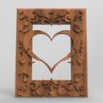 1.jpg Large Heart Frame  3D printable Romantic Décor