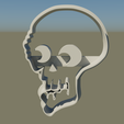 Skull2.png Iconic Halloween Skull Imprint Cookie Cutter - Unleash Spooky Elegance