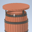 unnamed.png Beer Table, counter, wooden barrel
