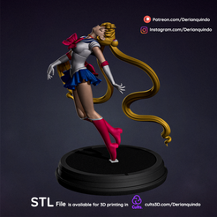 DQ_Serena_v01_02.png Fichier 3D Sailor moon fanart・Plan pour impression 3D à télécharger