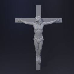 1.jpg Descargar archivo OBJ Jesucristo Cruz Simple • Objeto para impresión 3D, fidad