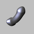 sleek-curved-9.png STL file Sleek Curved Dildo・3D printing model to download