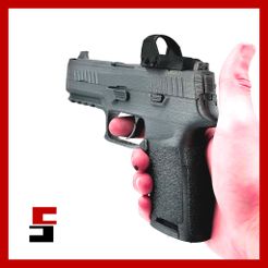 STL file Pistol Ruger LCP Prop practice fake training gun 🔫・3D print  design to download・Cults