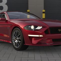 Rebder.26.jpg Archivo STL Ford Mustang GT | Modelos CAD | Render・Design para impresora 3D para descargar, hamzakhalid
