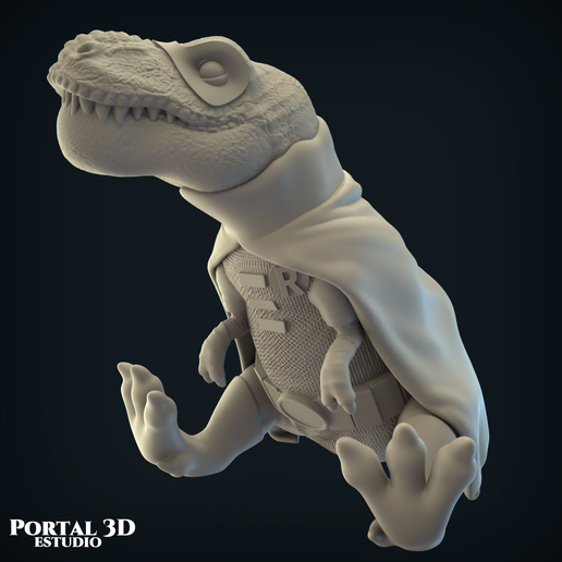 🦖 Robin T-rex・Archivo STL para ・Cults
