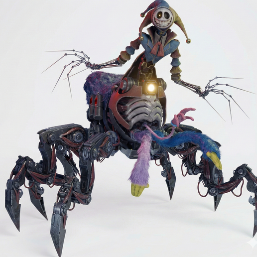 Prototype 1006 STL – Poppy Playtime Horror Creature Statue – 3D Printable Model