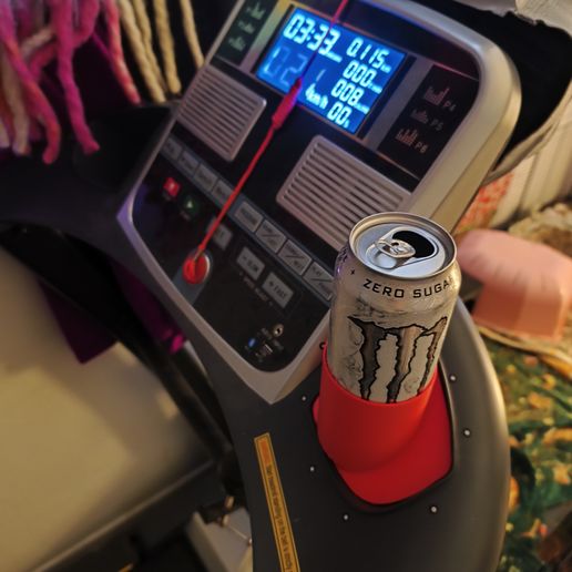 Drink holder for JLLS400 Treadmill can/cup/water bottle container Ready To Print