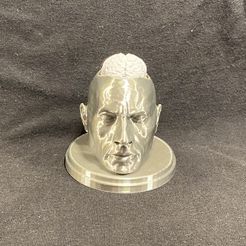 The Rock Eyebrows Meme - Lithophane by Ahmad, Download free STL model