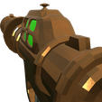model-56.png Low Poly Futuristic Raygun 3D Model