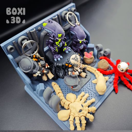 Alien_VS_Predator_Boxi3D_04.jpg PREDATOR_V2 - FLEXI - GELENKIG - NIEDLICHER DRUCK AN ORT UND STELLE