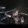 AVP_008.jpg AvP Diorama / Bust - Alien VS Predator inspired original design