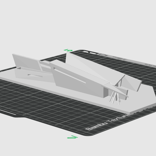 Vitra Fire Station – Zaha Hadid | Architectural Landmark Model 1:400