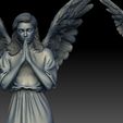 3.jpg praying angel 3D print model
