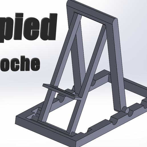 Pocket Tripod Support 3D model