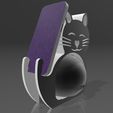 ALEXA_ECHO_DOT_5_CAT_SMARTPHONE.jpg 2 em 1 Suporte Para Iphone e Alexa Echo Dot 4a e 5a Smart Cat