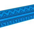 565545455.jpg Greek pattern clay roller stl / pottery roller stl / Aztec pattern clay rolling pin /ethnic pattern  cutter printer