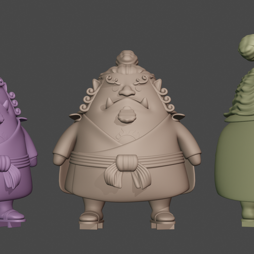 💬 Jinbe Chibi - One Piece・ STL File for 3D printing・Cults