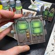 painted3.jpg KillSquad Gallowdark Modular Tomb-world Sci-fi Spaceship Terrain Walls & Props