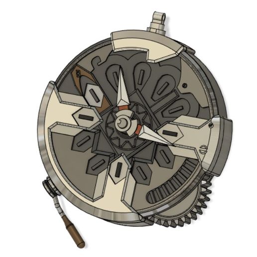 Arcane | Ekko's stopwatch, STL files (moving hands) 3D model