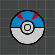 2-GreatBall.png Pokemon Great Ball Token