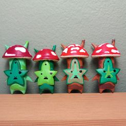 20230807_162818.jpg STL-Datei Korok Rown Pilz - Legend of Zelda - Breath of the Wild- Tränen des Königreichs・Modell zum Herunterladen und 3D-Drucken