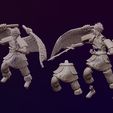 susanoo parts.jpg sasuke avec susanoo et aoda statue en impression 3d - naruto shippuden