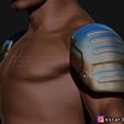 03_shoulder08.jpg Batman Armor - Batman 2021 - Robert Pattinson 3D print model