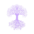tree12.stl Силуэт дерева Корень