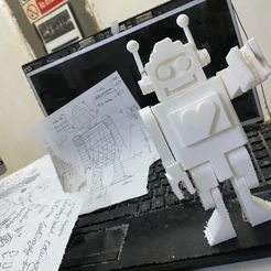 robot.jpg Télécharger le fichier STL Vintage Love Robot Moving parts • Objet pour imprimante 3D, John_Vlahidis