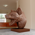 hyena-head-bust-1.png Hyena bust statue stl 3d print