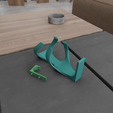 untitled.png 3D Bottle Holder Stand Accessory with Stl File & 3D Printing, Stand Desk, Bottle Stand, 3D Printed Decor, Ready To Print, 3D Print File