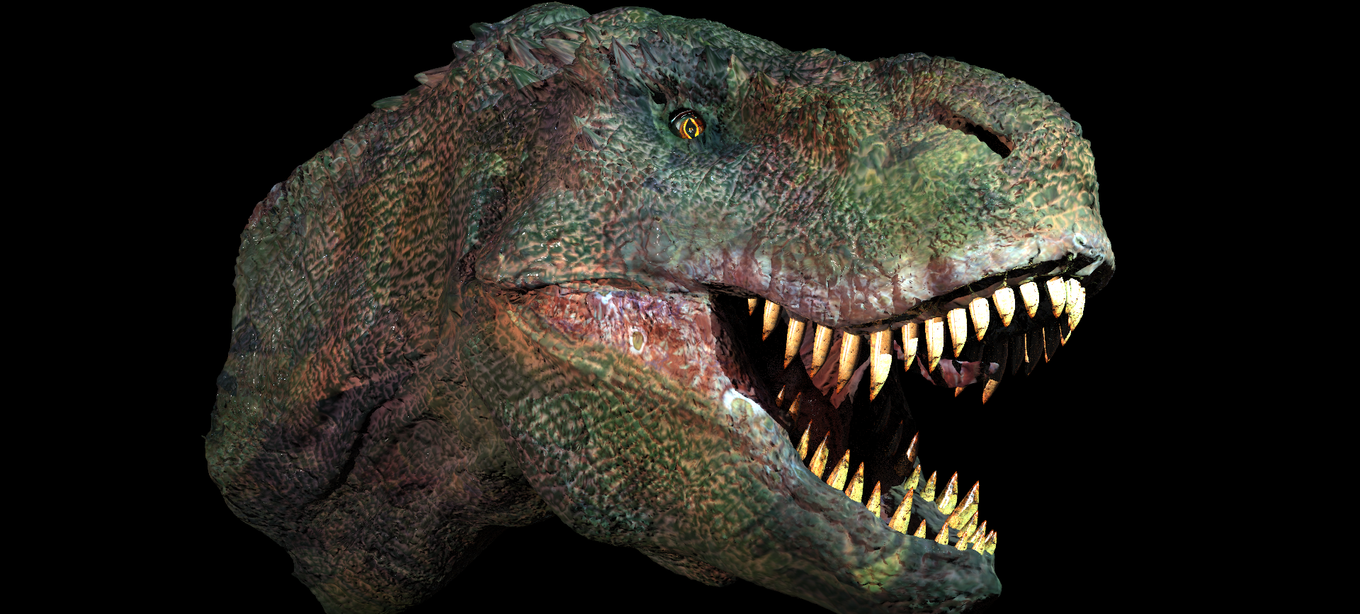 t-rex.1498.png Archivo OBJ Escultura de cabeza de T Rex 2・Diseño imprimible en 3D para descargar, aramar