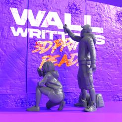 preview1.jpg 3D file Wall Writters・3D print model to download