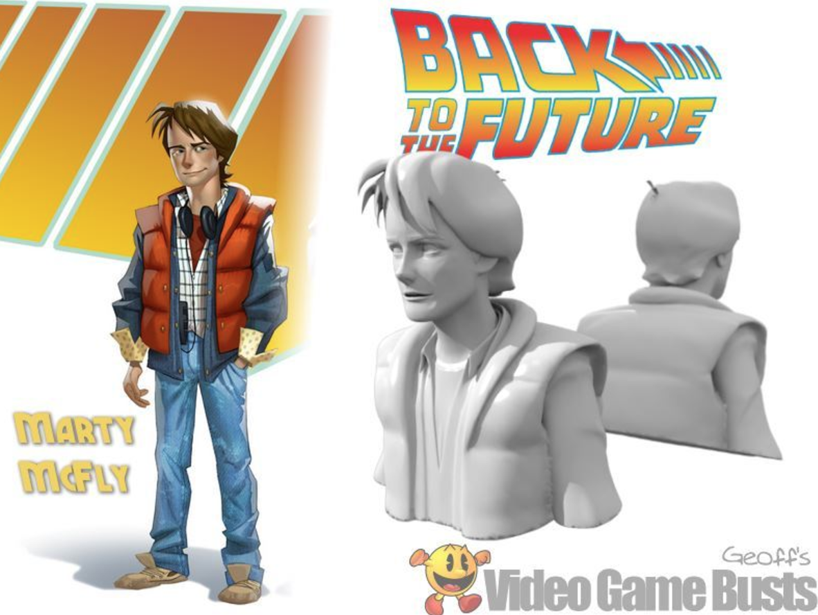 Capture d’écran 2016-12-12 à 22.05.05.png Free STL file Marty McFly Game Character Bust・3D printing idea to download, Geoffro