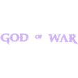 Letras Blancas.stl God of War Headphone Stand/God of War Headphone Stand