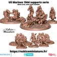 44-supports-1.jpg US marines 1944 serie supports x9 - 28mm