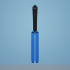 screenshot.png Файл STL НОЖ-БАБОЧКА SQUIDDY BALISONG・Идея 3D-печати для скачивания