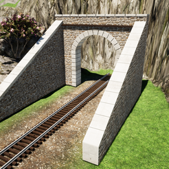 Image 03.png Archivo STL Entrada al túnel HO・Modelo de impresora 3D para descargar
