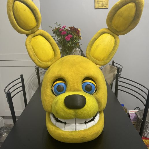 🐇 Yellow Rabbit FNAF Movie 2 Springbonnie Wearble Easy to Assemble ...