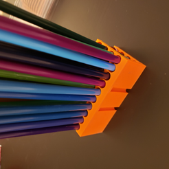 image.png Pegboard Pencil Holder and Mount (Easy Detach)