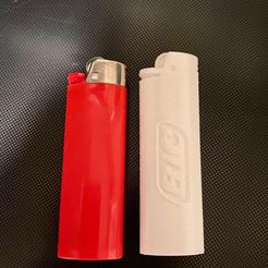 pic-6.jpg Fichier STL Briquet Bic taille réaliste Container secret・Modèle à télécharger et à imprimer en 3D