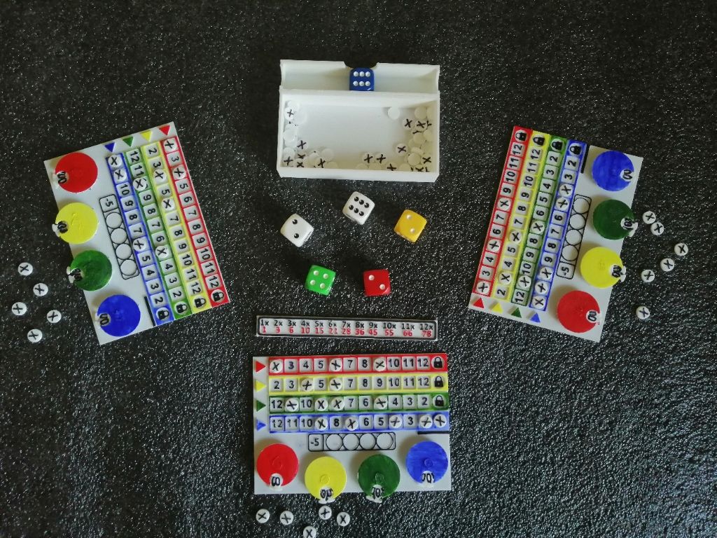 3D file Qwixxcards・Model to download and 3D print・Cults