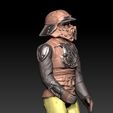 ScreenShot305.jpg Star Wars .stl LANDO CALRISSIAN (Skiff Guard Disguise) .3D action figure .OBJ Kenner style.