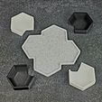 1000026169.jpg Chopstick Rest with Tray in Modern Minimalist Hexagonal Design