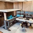 07.jpg BAT BUNKER COMPUTER CONSOLE SYSTEM AND DESK (THE DARK KNIGHT) SCALE 1/12