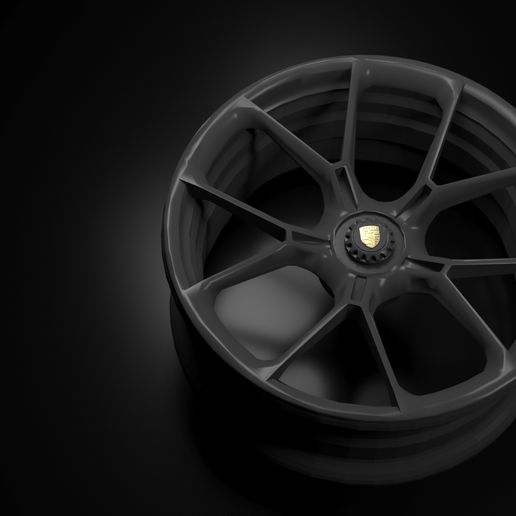 Porsche Rim & Keychain 3D model