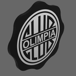 Olimpia.jpg Fichier STL Escudo Club Olimpia・Modèle pour impression 3D à télécharger, Fheder