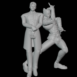 STL file Polnareff and Silver Chariot 3D print model 🎨・Model to download  and 3D print・Cults