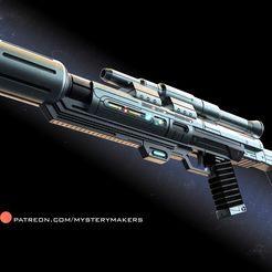 01-Shae-Vizsla-blaster-rifle.jpg Fichier 3D Fusil blaster Shae Vizla・Plan à imprimer en 3D à télécharger