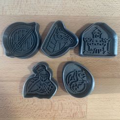Medieval-cookie-cutter.jpeg 3D-Datei Mittelalterliche Ausstechform・Design für 3D-Drucker zum herunterladen